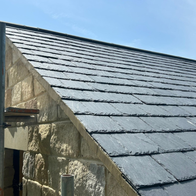 New slate roof installed by Eco Partners Bradford