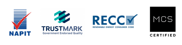Napit Logo Trustmark Logo RECC Logo MCS Logo